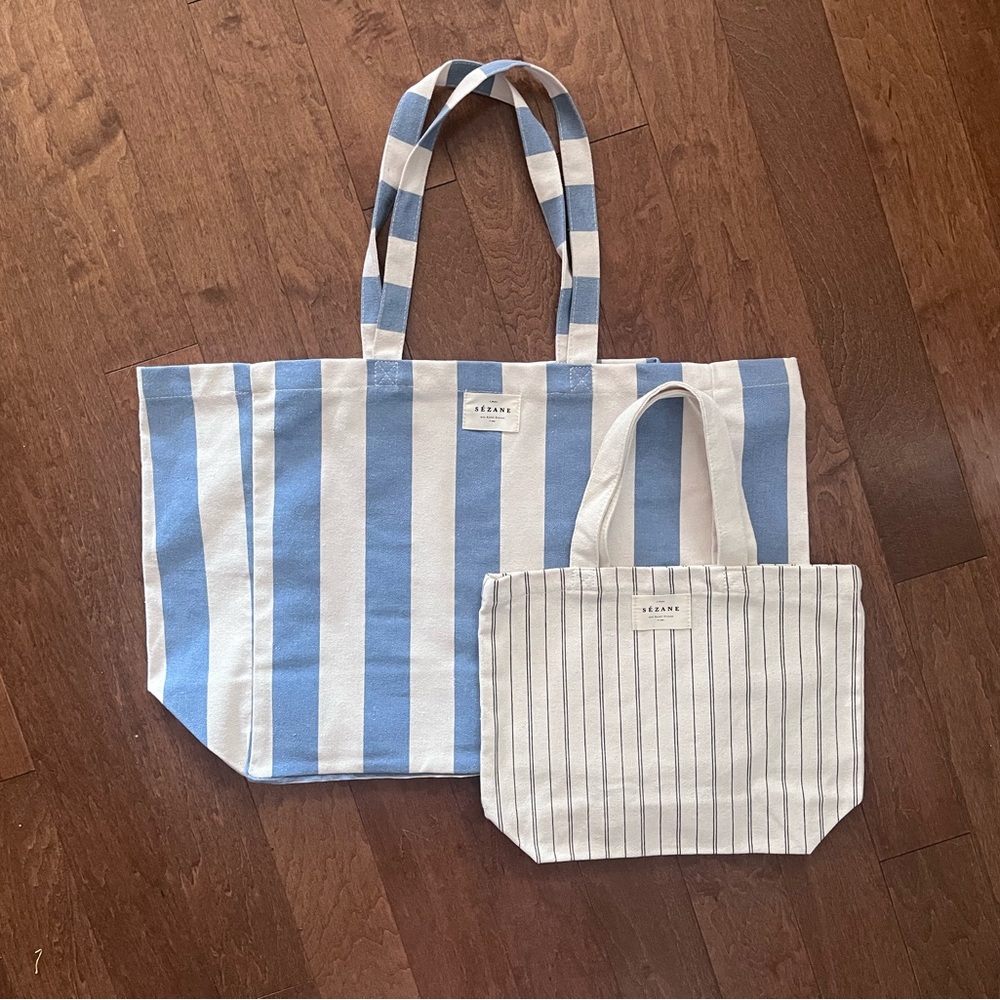 Sezane Totes X2 Large and Mini
